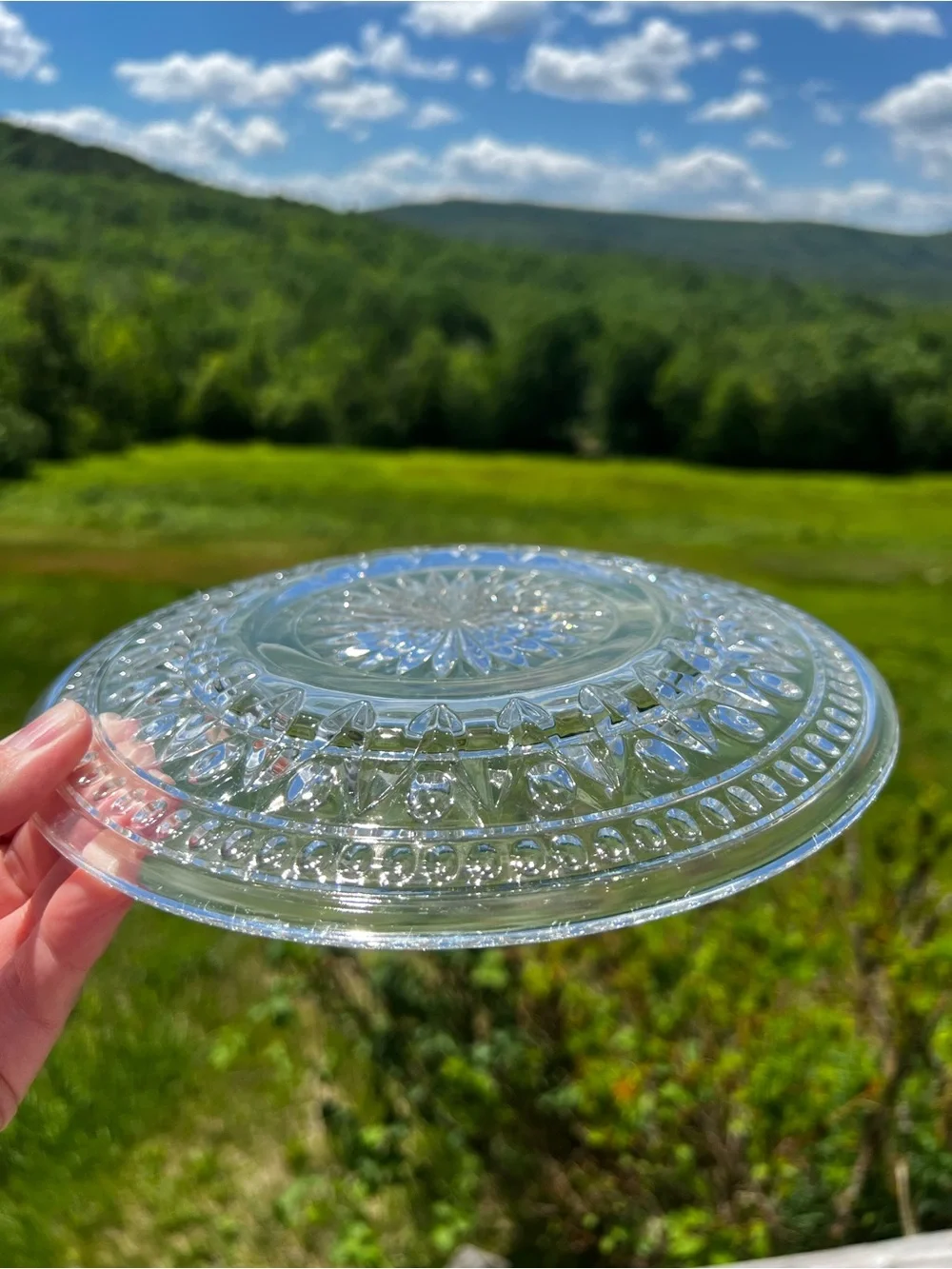 Vintage Indiana Glass Park Lane Lunch/ Salad Plates (set of 6) MCM